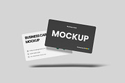 Business Card Mockup, an Advertising Mockup by Graphicbars (Thumbnail 2 of 4)