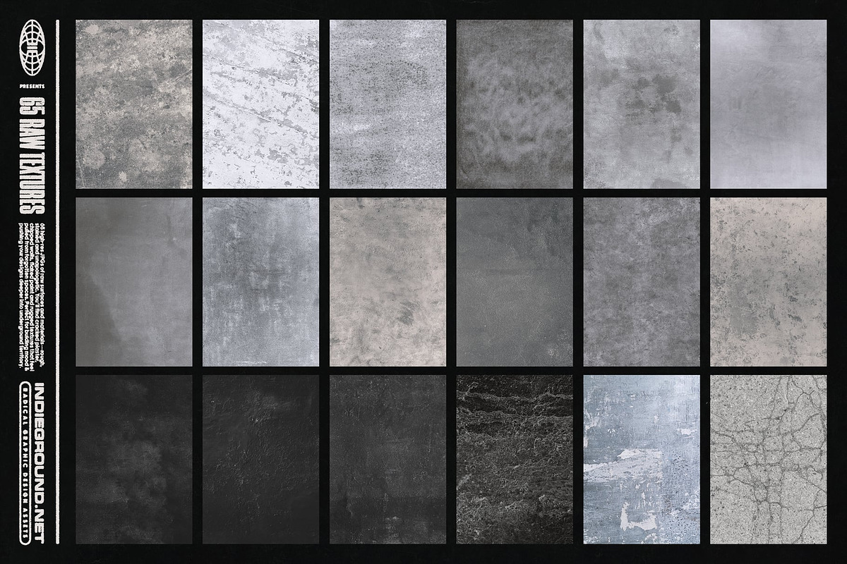 Grunge Textures, a Texture Graphic by Indieground Design Inc. (Photo 11 of 23)
