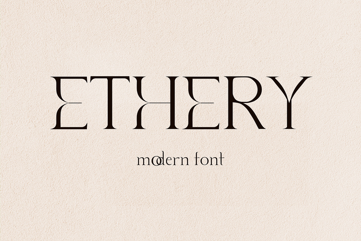 Ethery Modern Serif Font, a Serif Font by LABFcreations (Photo 7 of 11)