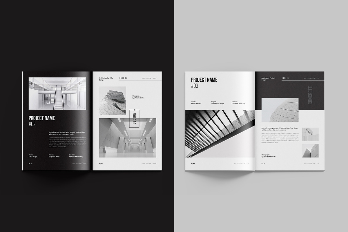 Architecture Profile Template, a Brochure Template by StyleArt (Photo 6 of 10)