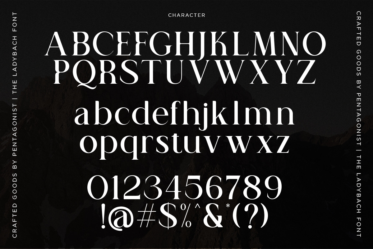 The Ladybach | Elegant Serif, a Serif Font by Pentagonistudio (Photo 7 of 10)
