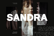 Sandra Bold Sans Font Typeface, a Sans Serif Font by Graphicxell (Thumbnail 1 of 19)