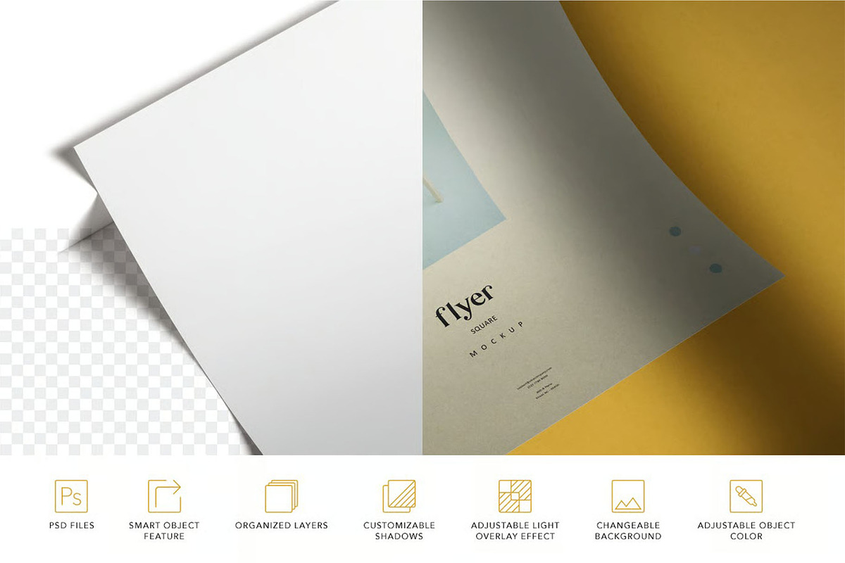 Flyer Mockup, an Advertising Mockup by megostudi0 (Photo 2 of 7)