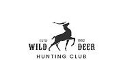 Hunter Wild Deer Badge Bundle, a Branding & Logo Template by Dyn Studio (Thumbnail 2 of 6)