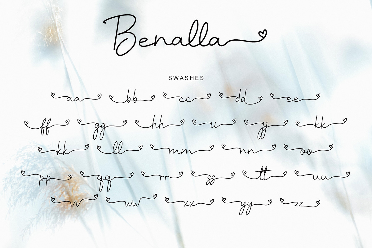 Benalla, a Script Font by AEN Creative Studio (Photo 8 of 8)