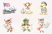 Sailor Clipart, Baby Nautical, an Illustration by CreationArt (Thumbnail 9 of 9)