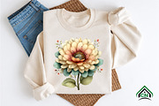 Tropical Whimsical Flowers Clipart, an Illustration by Craft Nest (Thumbnail 8 of 12)