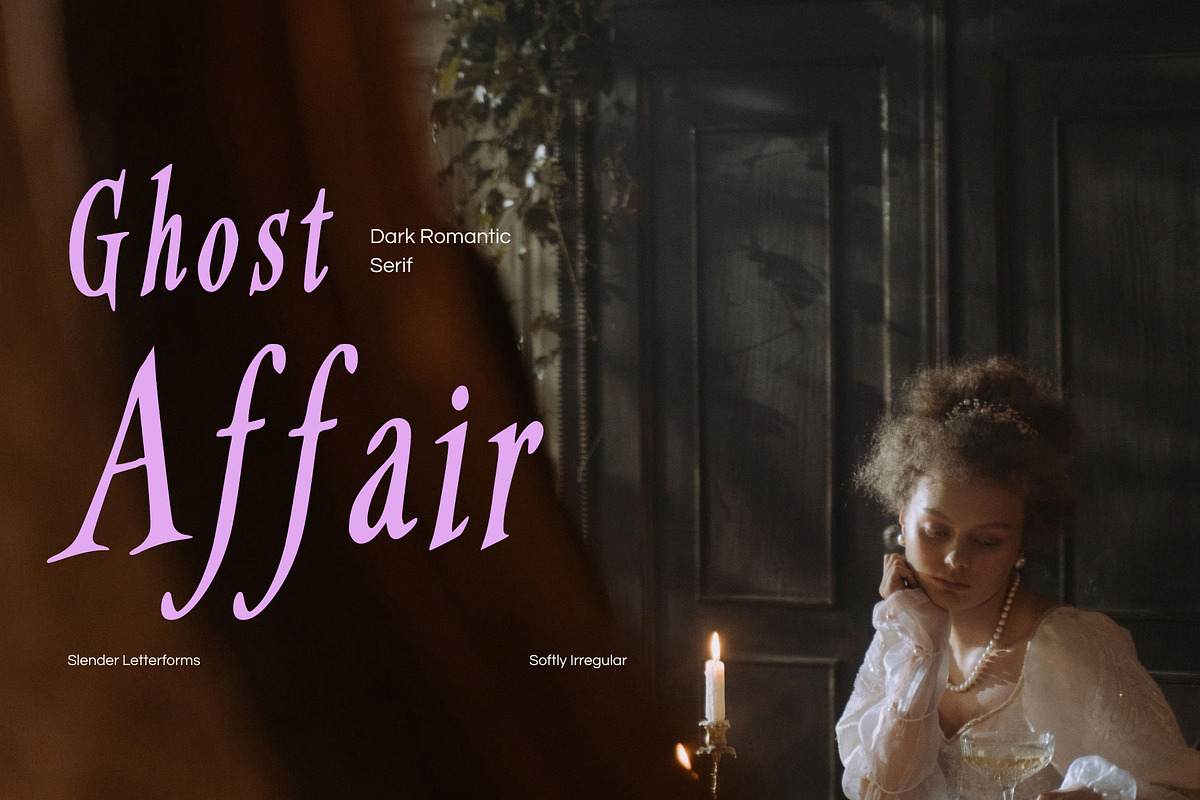 Gothic Romantic Display Serif Font, a Serif Font by foxsong (Photo 1 of 6)