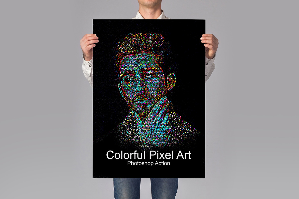 Colorful Pixel Art Action, an Action Add-On by MRI STUDIO (Photo 2 of 14)