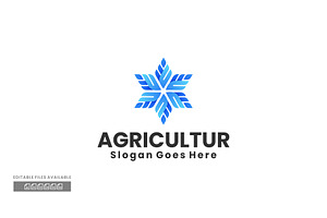 Agriculture Gradient Colorful Logo, a Branding & Logo Template by ivan_artnivora