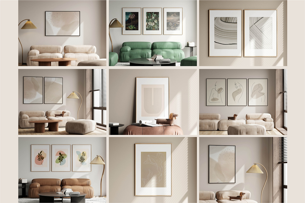 Frame Mockup Bundle VOL. 2, a Poster Template by VNmockup (Photo 6 of 7)