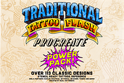 Procreate Tattoo Flash Power Pack!, an Illustration by Aloha Bhava (Thumbnail 1 of 7)