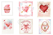 Valentine's Day Postage Stamp, an Illustration by Designking (Thumbnail 3 of 5)