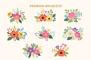 Spring Florals | Clipart and Pattern, a Decorative Illustration by Leysan Shayak (Thumbnail 2 of 12)