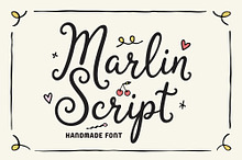 Marlin Script – Handmade Script Font
