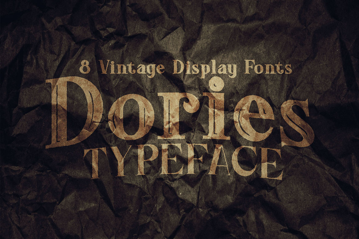 Dories - Display Font preview 7