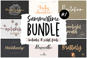 Summer Time Bundle - Script Bundle, a Script Font by Typehand Studio (Thumbnail 1 of 9)