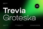 Trevia Groteska – Modern Grotesk, a Sans Serif Font by Webhance Studio (Thumbnail 1 of 13)
