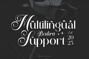 Bestira - Script And Serif Duo Font, a Serif Font by Flawless And Co (Thumbnail 10 of 10)