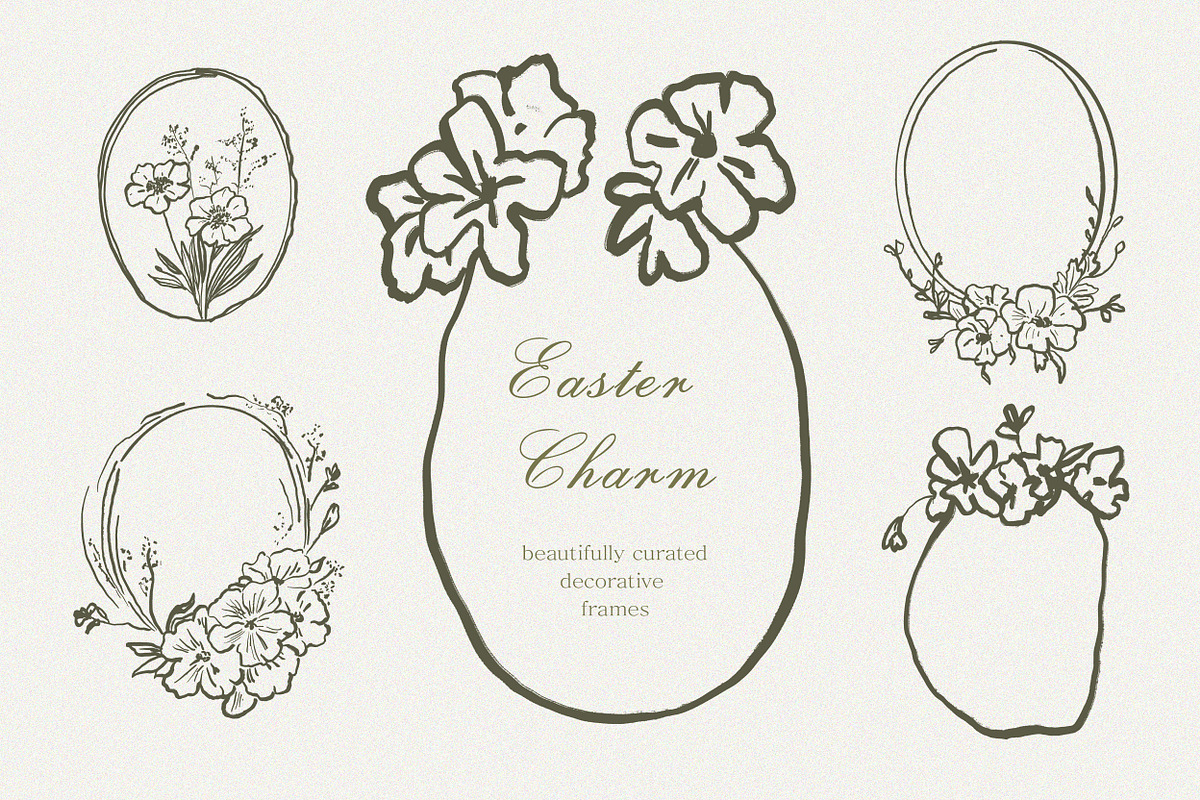Hand Drawn Easter Watercolor Set, an Object Graphic by Laras Wonderland (Photo 6 of 11)
