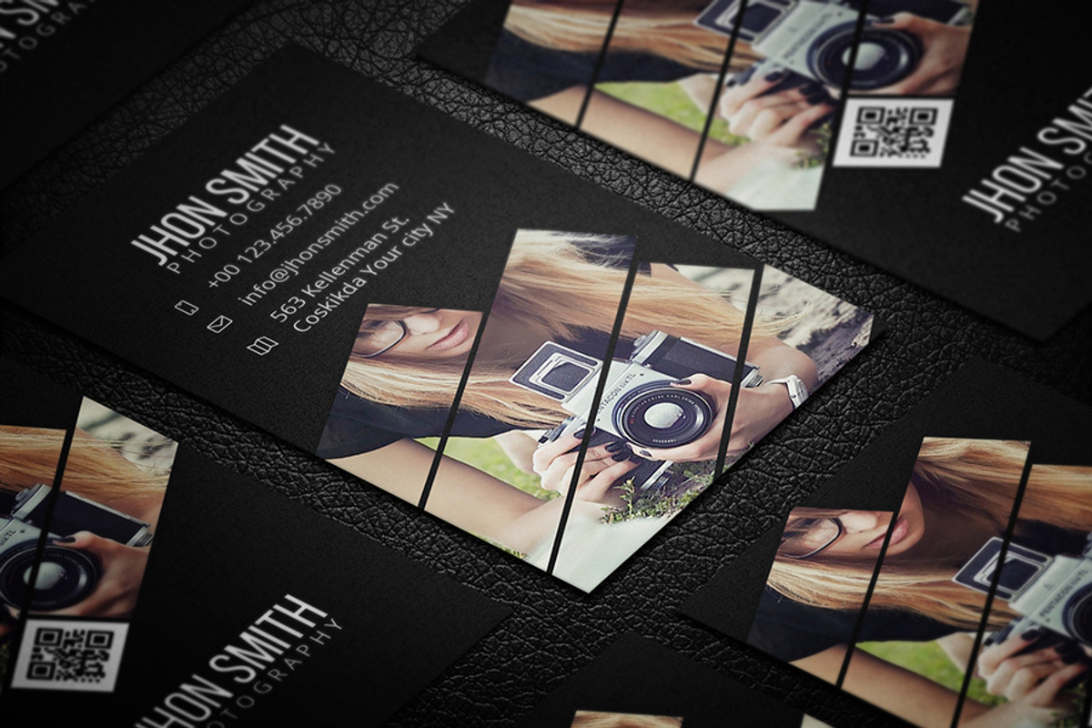 Photographer Business Card 03, a Business Card Template by Awns Creators (Photo 2 of 4)