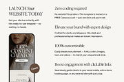 UGC Creator Website Template Canva, a Websites & App Template by The Soft Voice (Thumbnail 3 of 7)