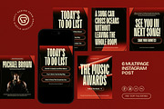 Music Instagram - Figma Affinity, a Social Media Template by graphicook (Thumbnail 1 of 3)