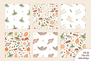 Watercolor Halloween patterns, a Pattern Graphic by Lagniappe Art (Thumbnail 2 of 11)