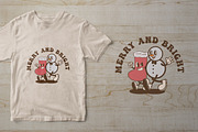 Christmas Sock Mix Vintage Cartoon, an Illustration by vectstudio (Thumbnail 3 of 5)