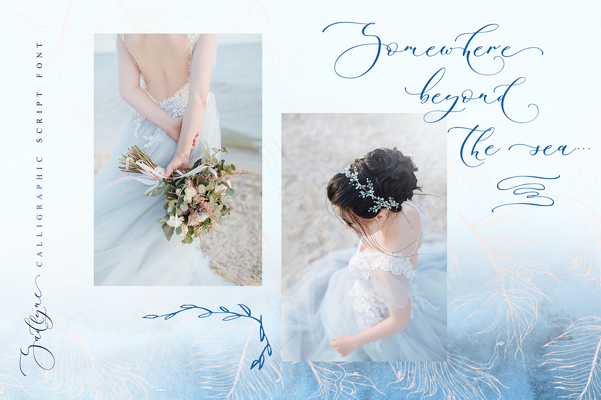 Sadlyne Wedding font + Cyrillic, a Script Font by IraDvilyuk (Photo 2 of 22)