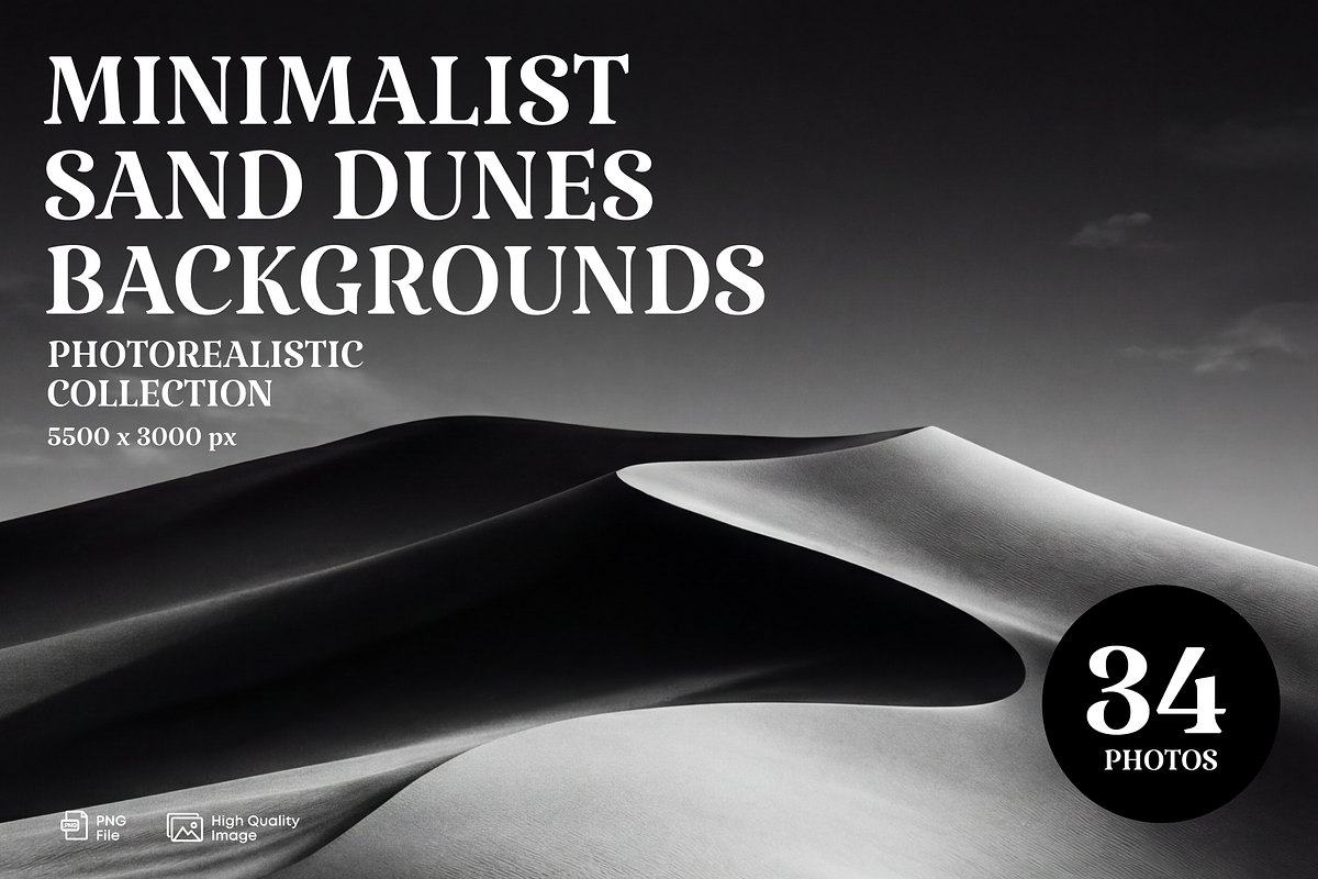 Minimalist Sand Dunes Backgrounds, a Background Graphic by PopotLane (Photo 1 of 7)
