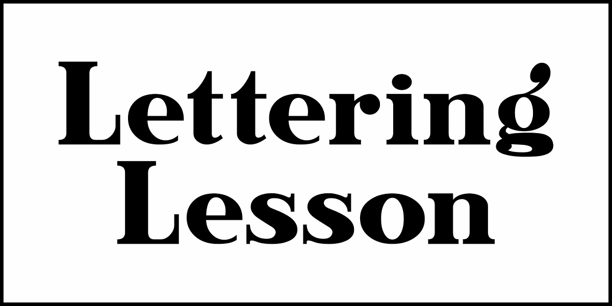 Lettering Lesson JNL, a Serif Font by Jeff Levine Fonts