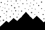 Winter Snow Silhouettes feature, an Illustration by Amazin_art (Thumbnail 35 of 42)