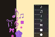 Glitter Brush Procreate Stamp, a Brush Add-On by CraftingOnSunday (Thumbnail 4 of 7)