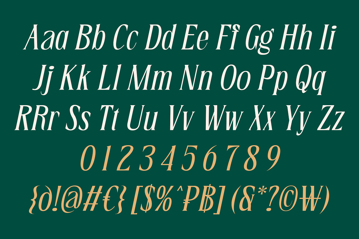 Bougene - Elegant Display Serif Font, a Serif Font by Sekyra Lab (Photo 3 of 11)