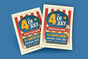 4TH July Flyer, a Flyer Template by megarez