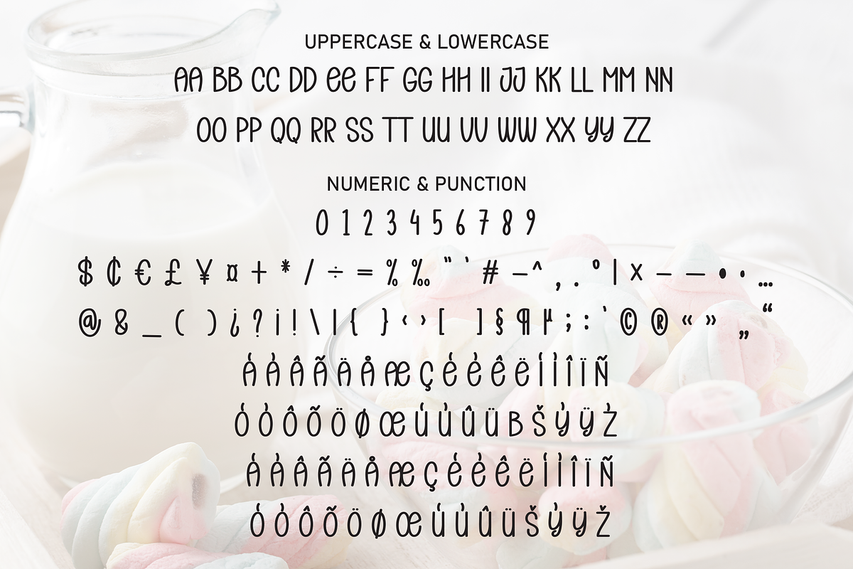 Milk Candy | Script Font, a Script Font by Scratchones (Photo 7 of 8)
