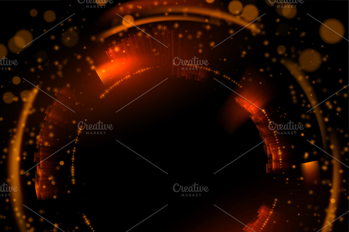 Abstract glowing circles, a Wallpaper Graphic by majcot (Photo 5 of 6)