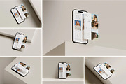 Phone Screen Mockup, a Device Mockup by zippypixelstudio (Thumbnail 1 of 7)
