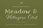 Meadow & Villager Club - Font Duo, a Handwritten Font by Lettertype Studio (Thumbnail 1 of 14)