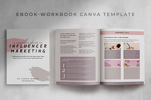 Workbook/eBook Canva Template | Sand