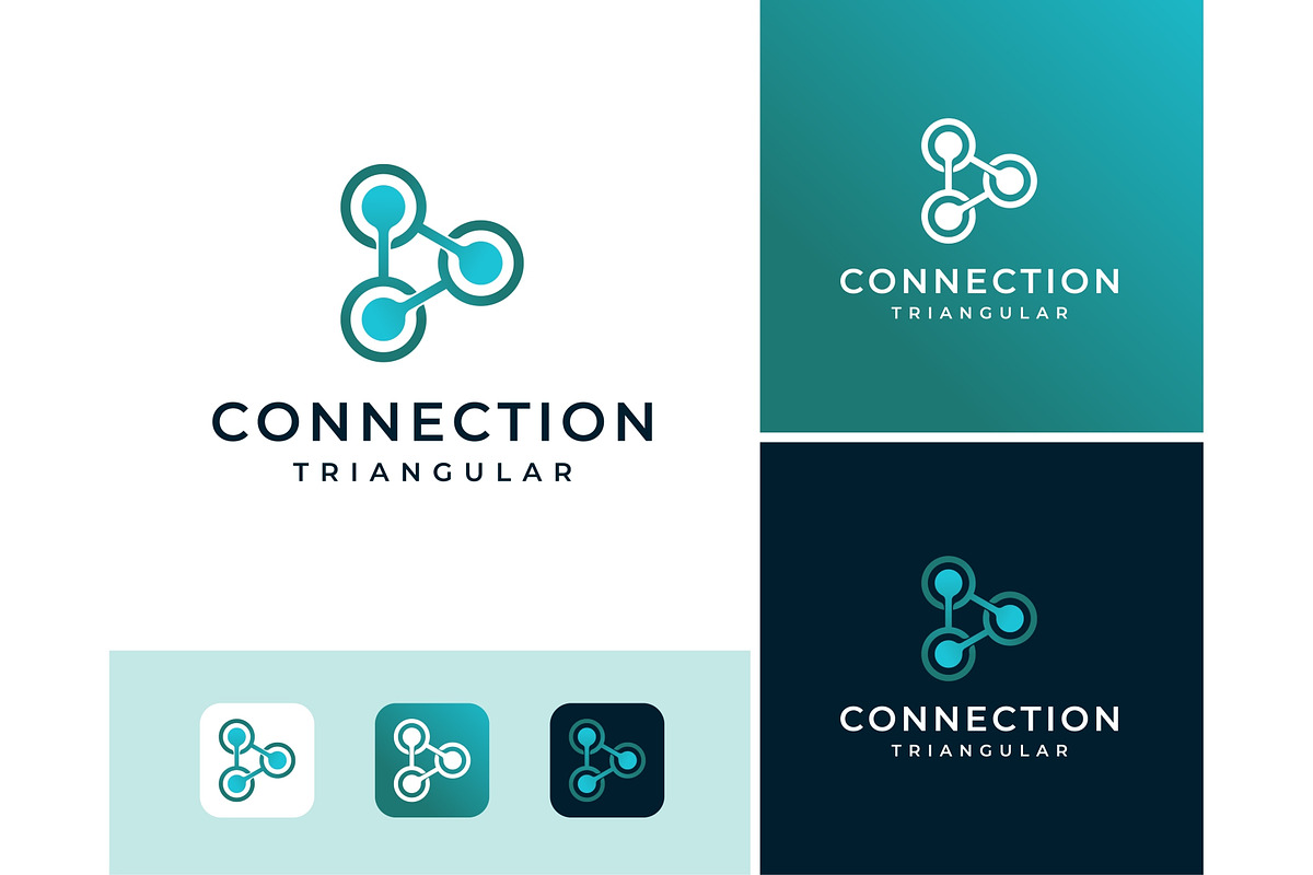 Circle Triangular Connection Logo, a Branding & Logo Template by ika trisiana