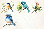 Cute Funny Birds Clipart, an Illustration by Dream Creation (Thumbnail 5 of 5)