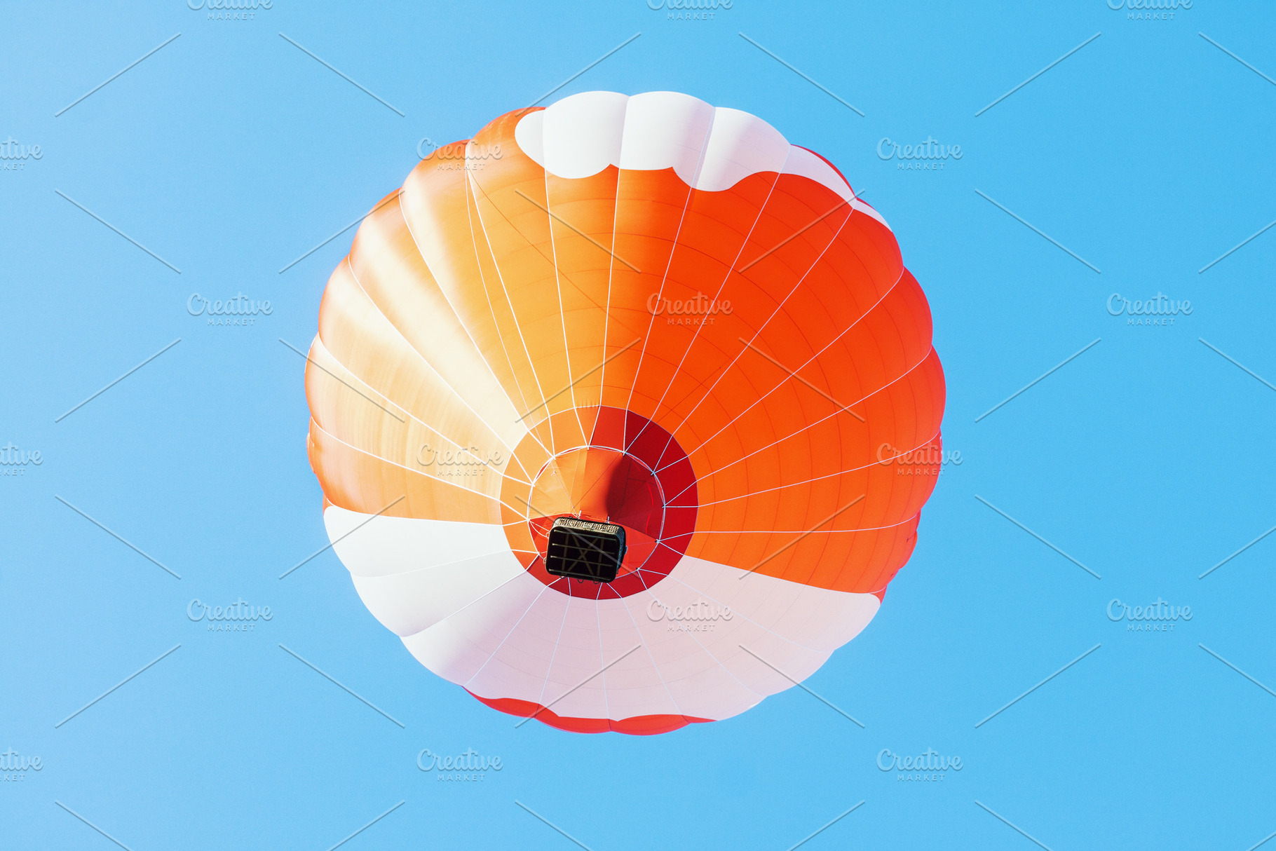 Colorful unbranded hot-air balloon, a Transportation Photo by BOOCYS