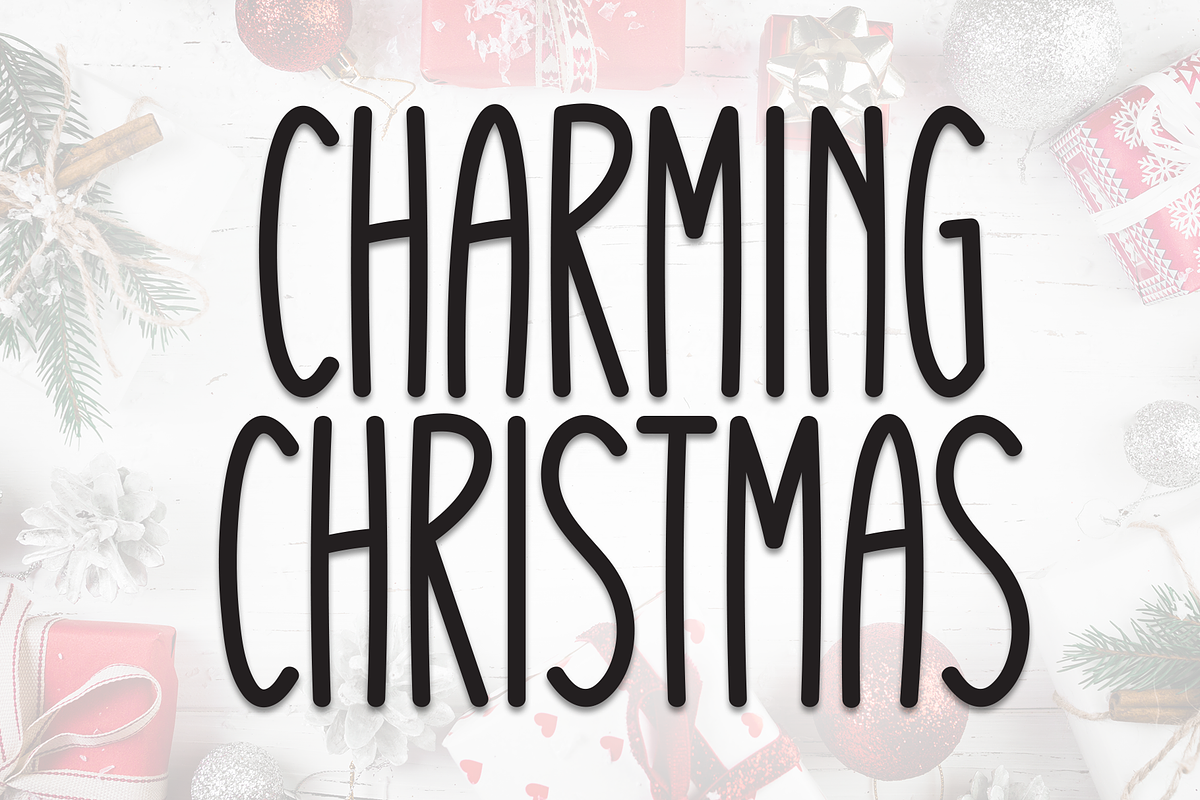 Charming Christmas | Script Font, a Script Font by Scratchones (Photo 1 of 8)