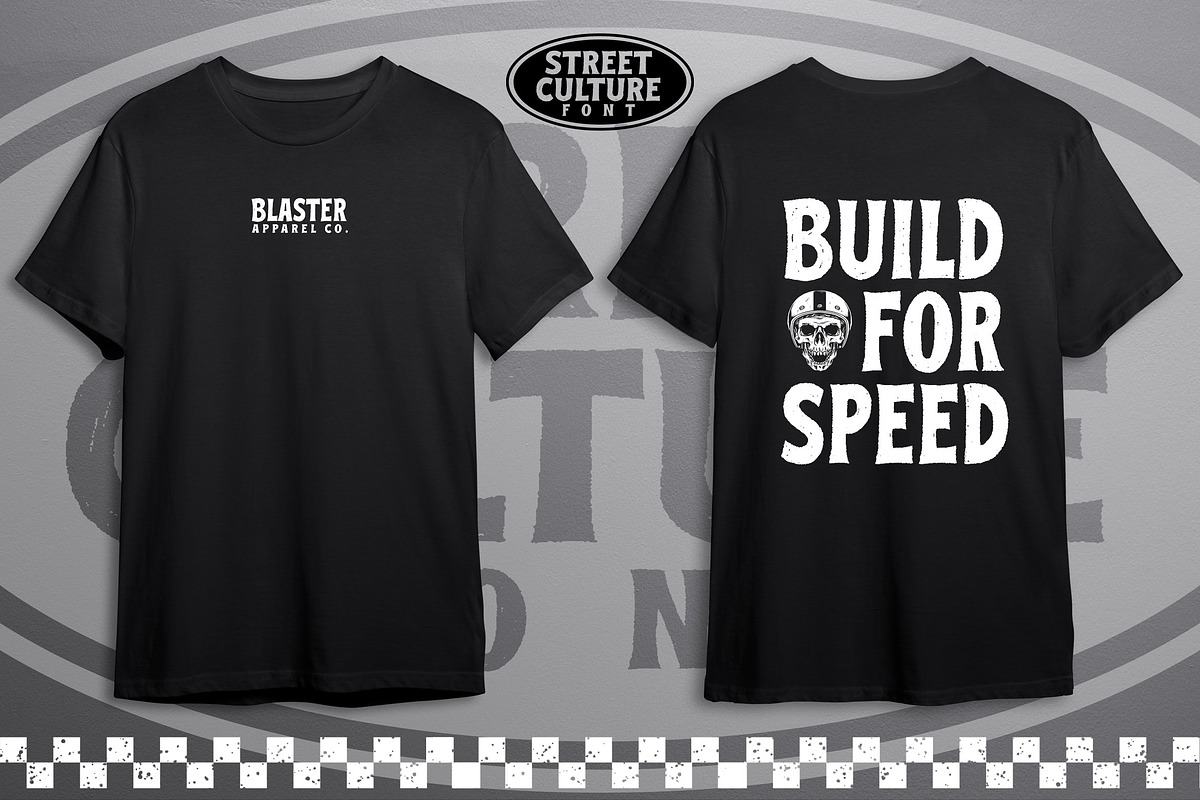 Street Culture a Rustic Serif Font, a Sans Serif Font by Blankids Studio (Photo 5 of 7)