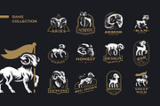 Rams collection, an Animal Illustration by Masterlevsha (Thumbnail 1 of 2)