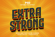 Funny 3d Editable Psd Text Effect, a Layer Style Add-On by bdrobin (Thumbnail 1 of 2)