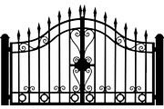 Ornamental Metal Fence Design Vector, an Object Graphic by Designer_Momina (Thumbnail 5 of 13)