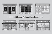 Classic Vintage Storefront, an Object Graphic by Dordar.Lab (Thumbnail 1 of 3)